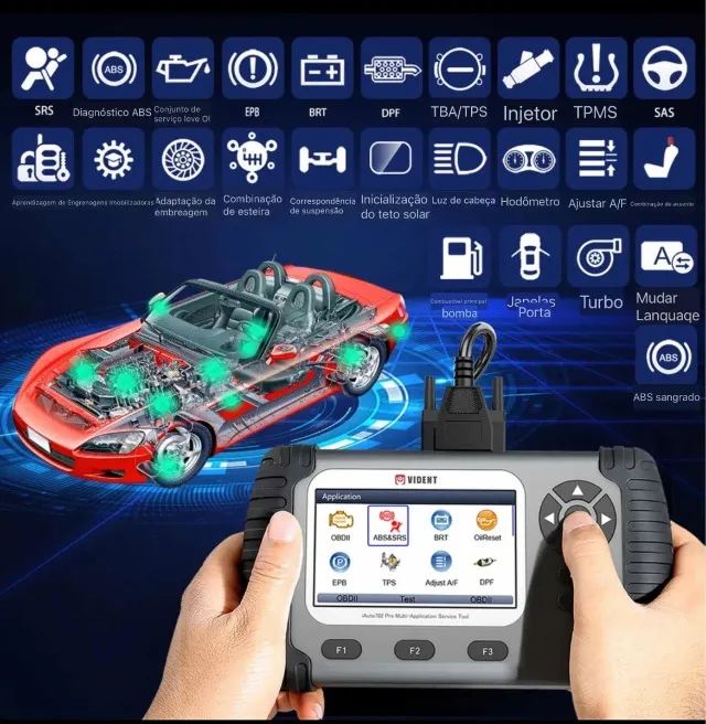 Scanner automotivo vident 702 + af - Foto 2