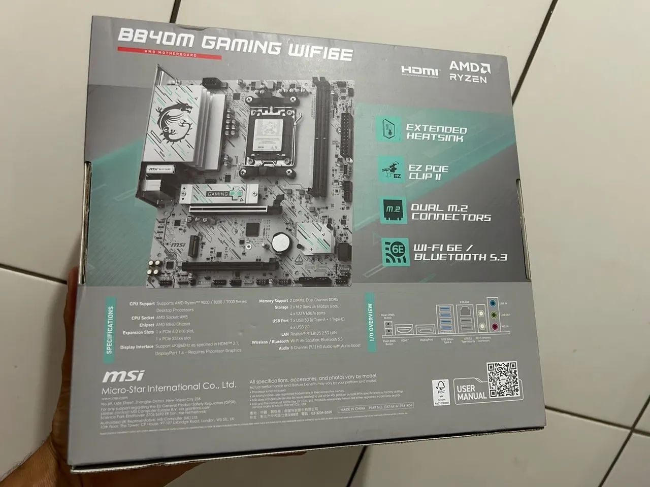 Placa mae AM5   b840 MSI ddr5 - Foto 3