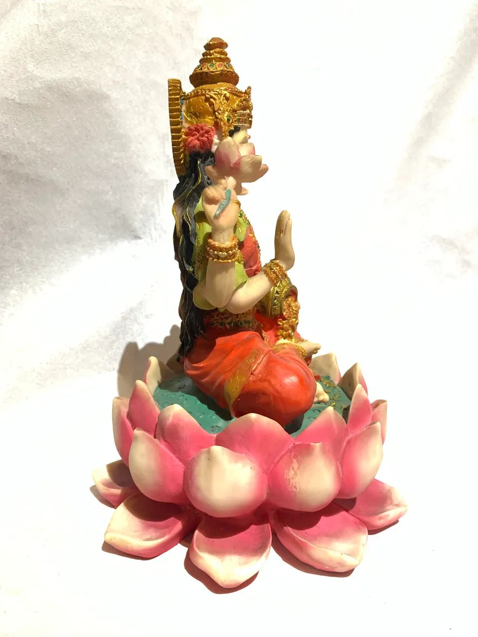 Estatueta Indiana Deusa Lakshmi - Foto 4
