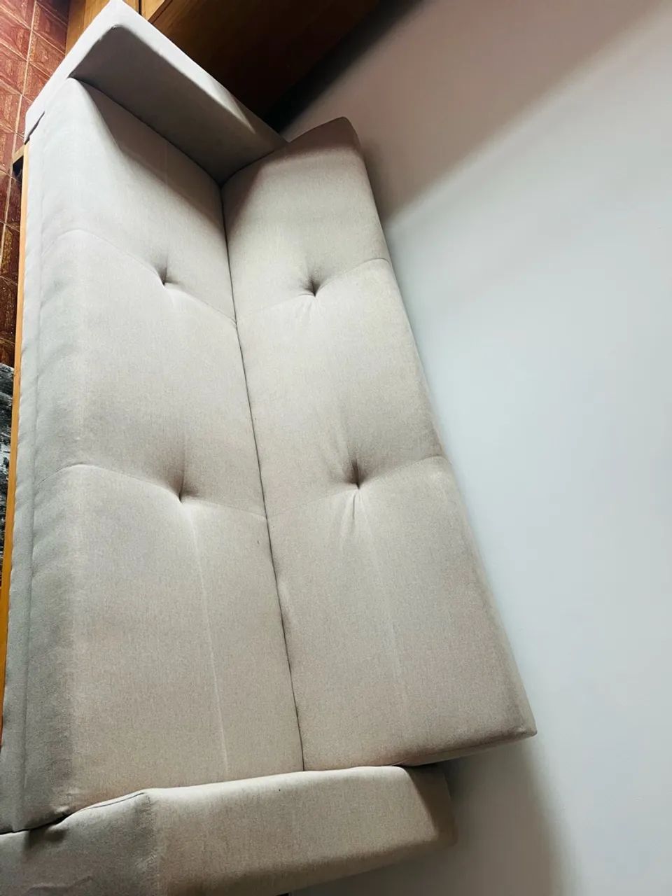 Sofá de Linho - 2,40m, confortável e bem conservado  - Foto 2