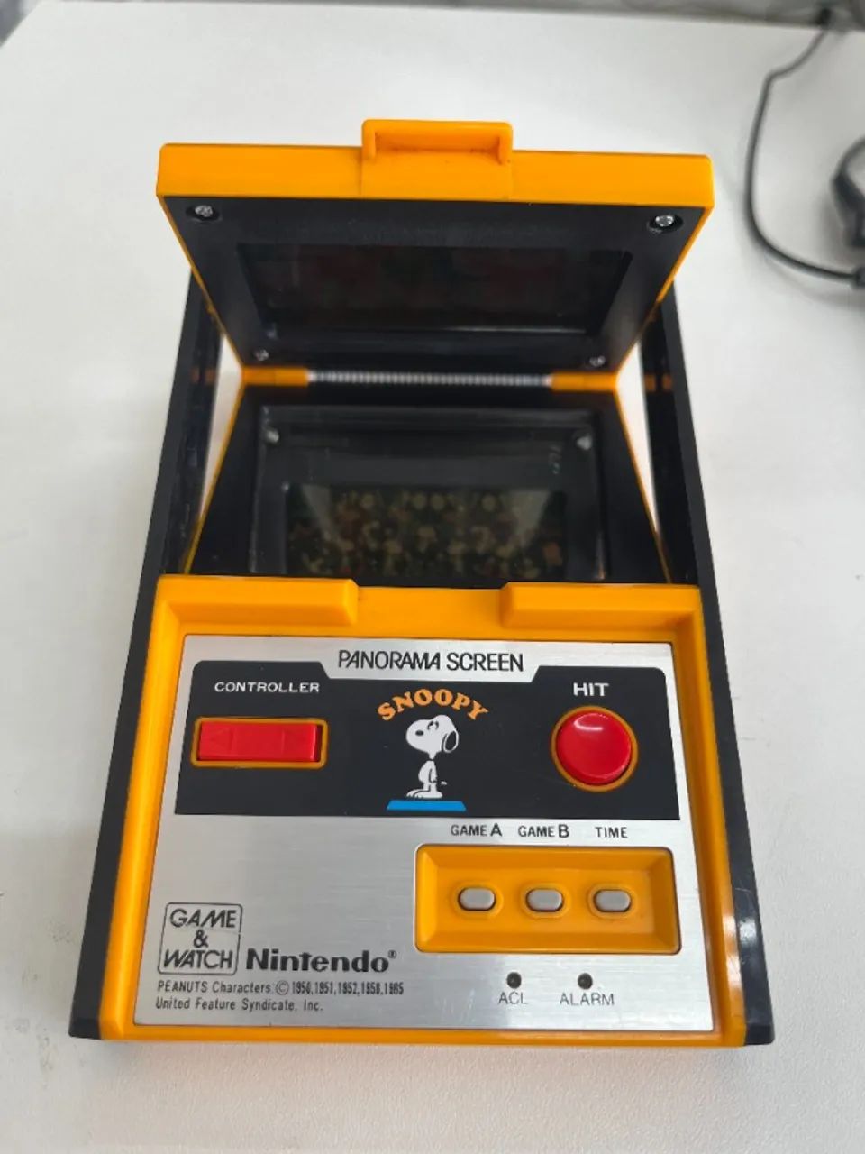 NINTENDO GAME WATCH PANORAMA SCREEN SNOOPY SEMINOVO - NINTENDO - Foto 3