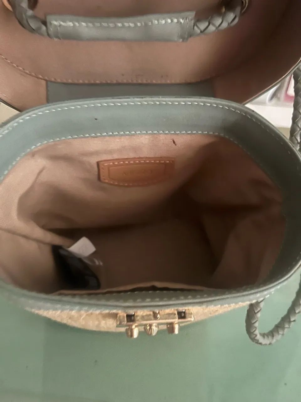 Bolsa Arezzo verde  - Foto 4