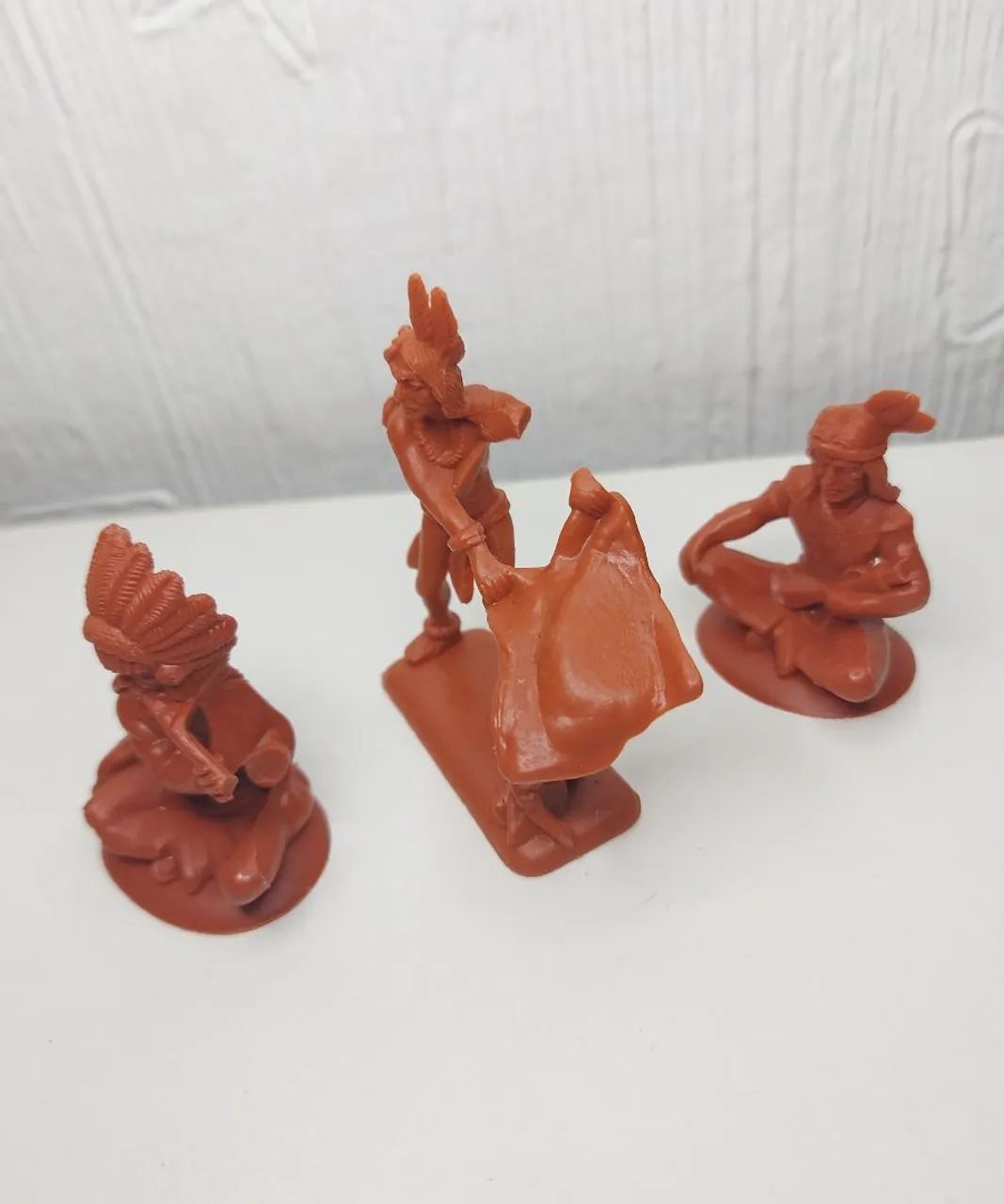 Lote com 10 Índios Apaches Antigos Forte Apache Originais Gulliver (Com Detalhes) - Foto 3