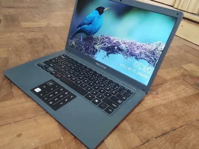 Notebook Multilaser usado, em bom estado de funcionamento