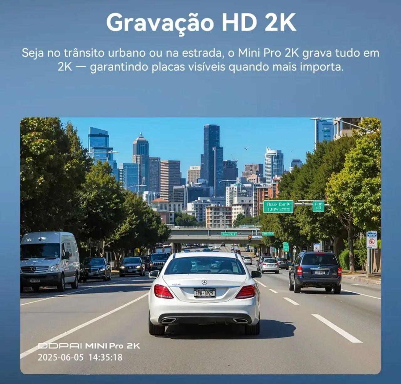 Câmera Ddpai mini 2k  - Foto 4