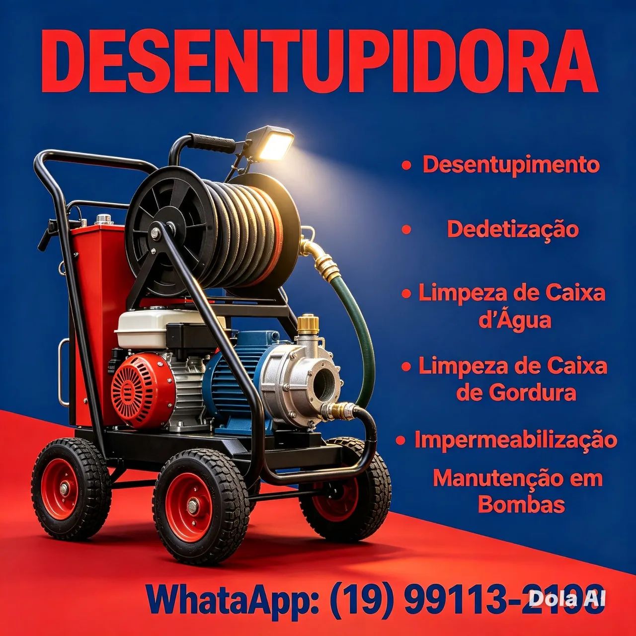 Desentupimento em campinas e região !