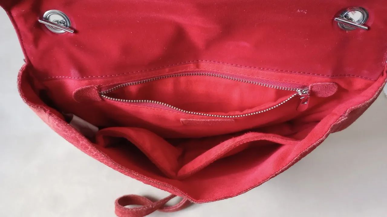Bolsa couro jacaré  - Foto 5