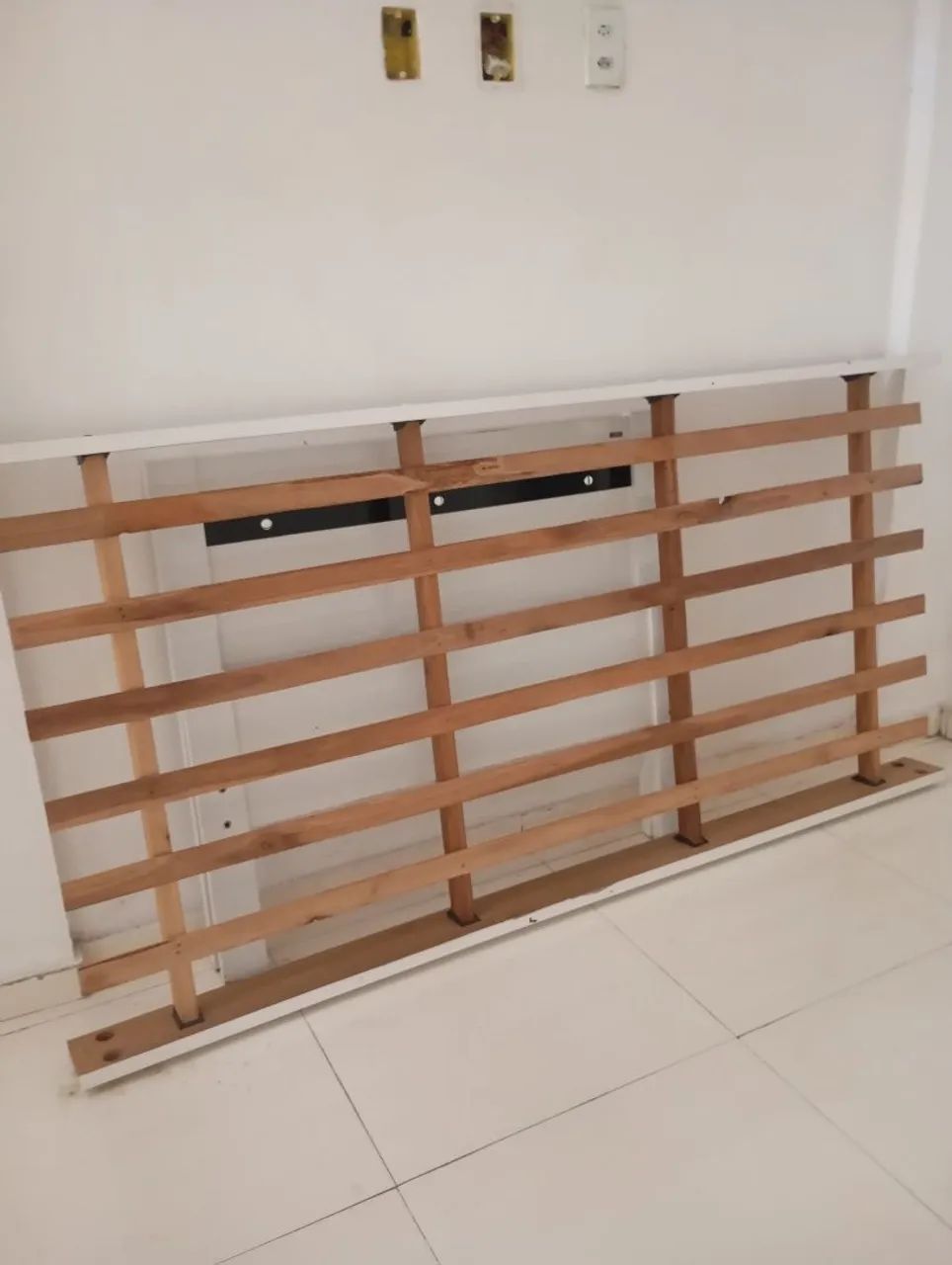Cama de solteiro branca  - Foto 3