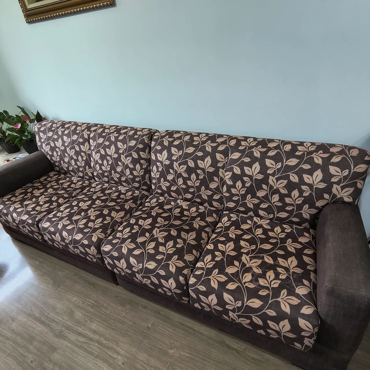 Sofá 4 Lugares Espaçoso - Conservado (2,45m x 0,70m) - Foto 5