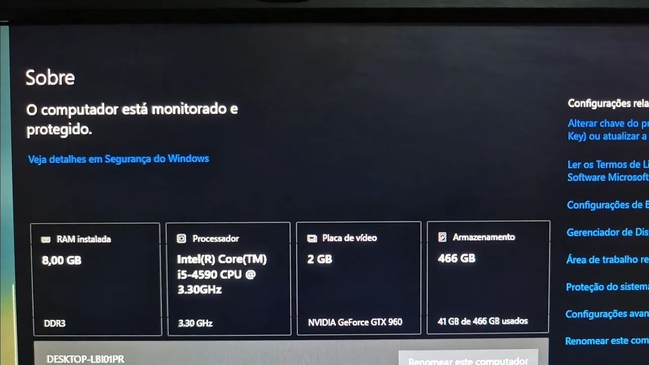 Mini PC Gamer - i5 - 8gb - Asus B85M - GTX960 - Foto 6