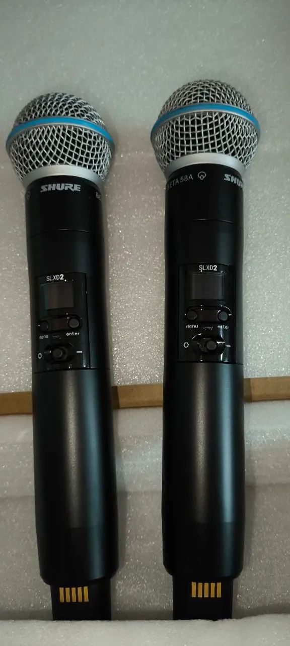 MICROFONE SHURE SLXD DUPLO  - Foto 2
