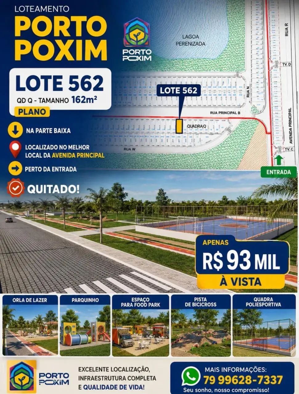 Loteamento Porto Poxim - Rainha dos Lotes