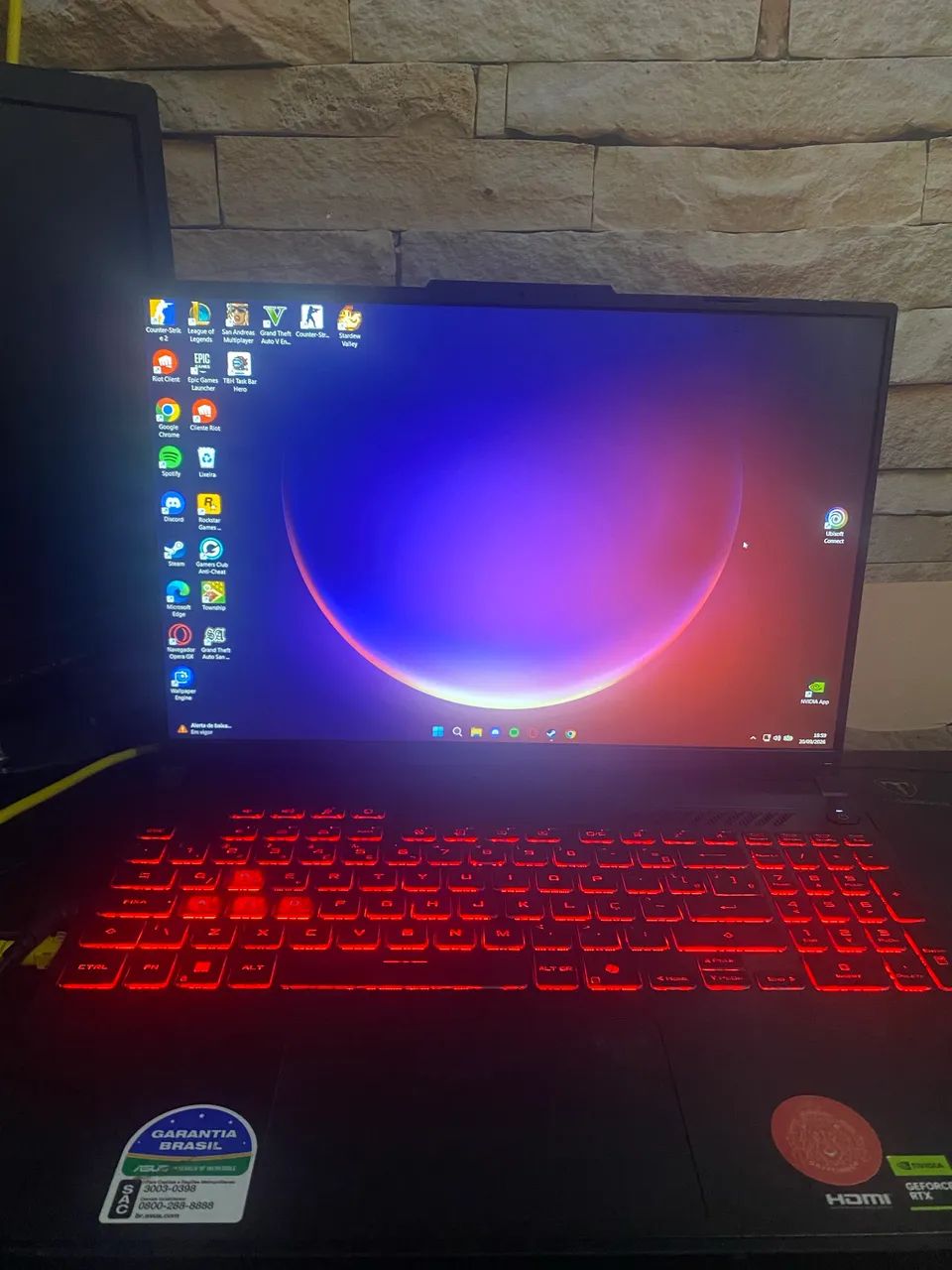 notebook asus tuf f16 rtx 3050 