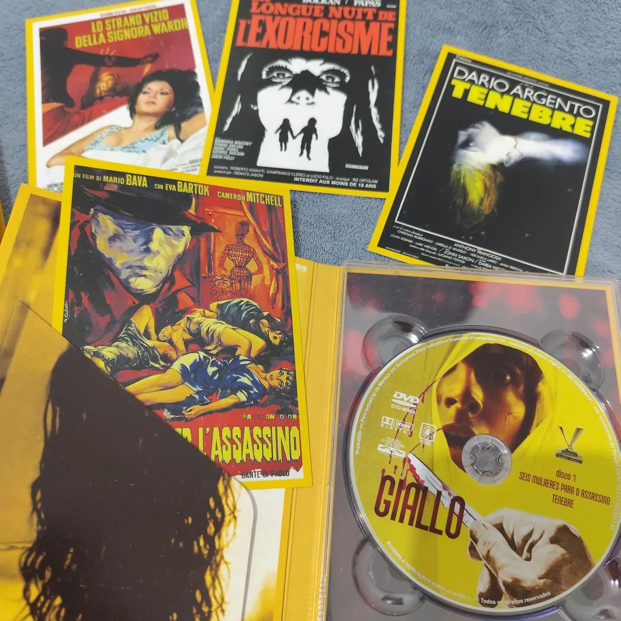 DVD Giallo - Volume 1 (Com 4 Cards) - Versátil  - Foto 3