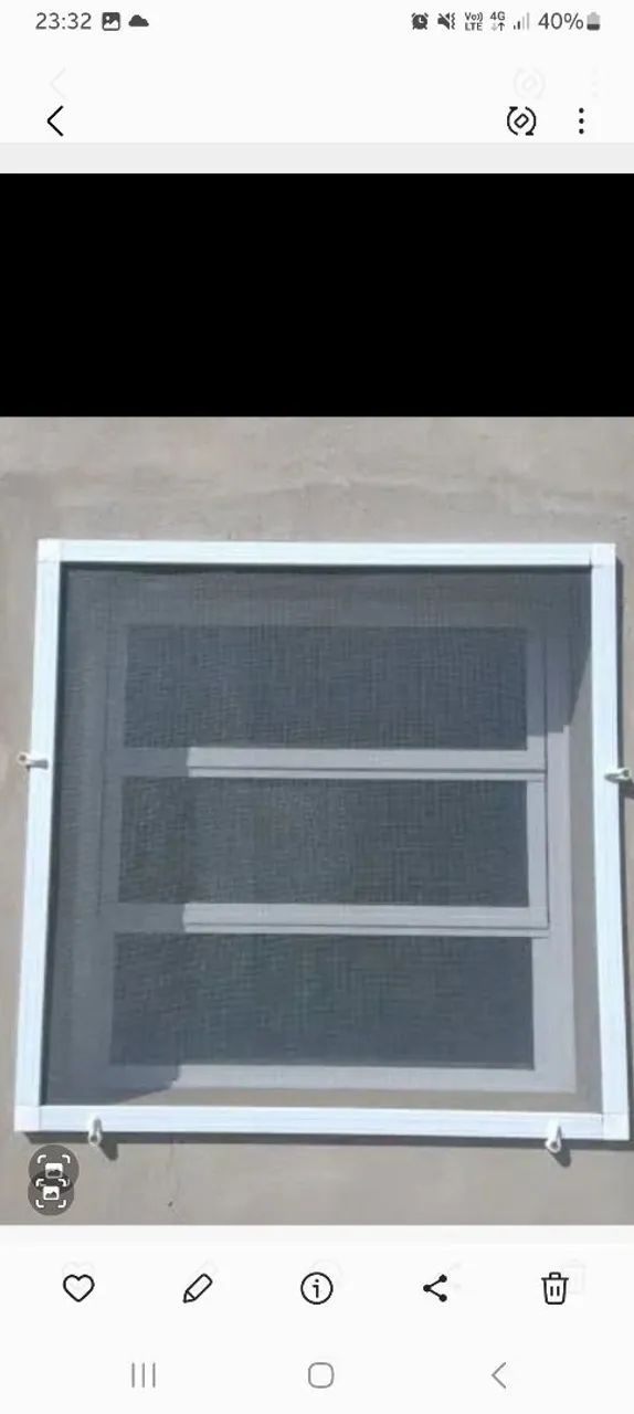 Confecção de Telas Mosqueteira Removível ou de Correr  - Foto 2