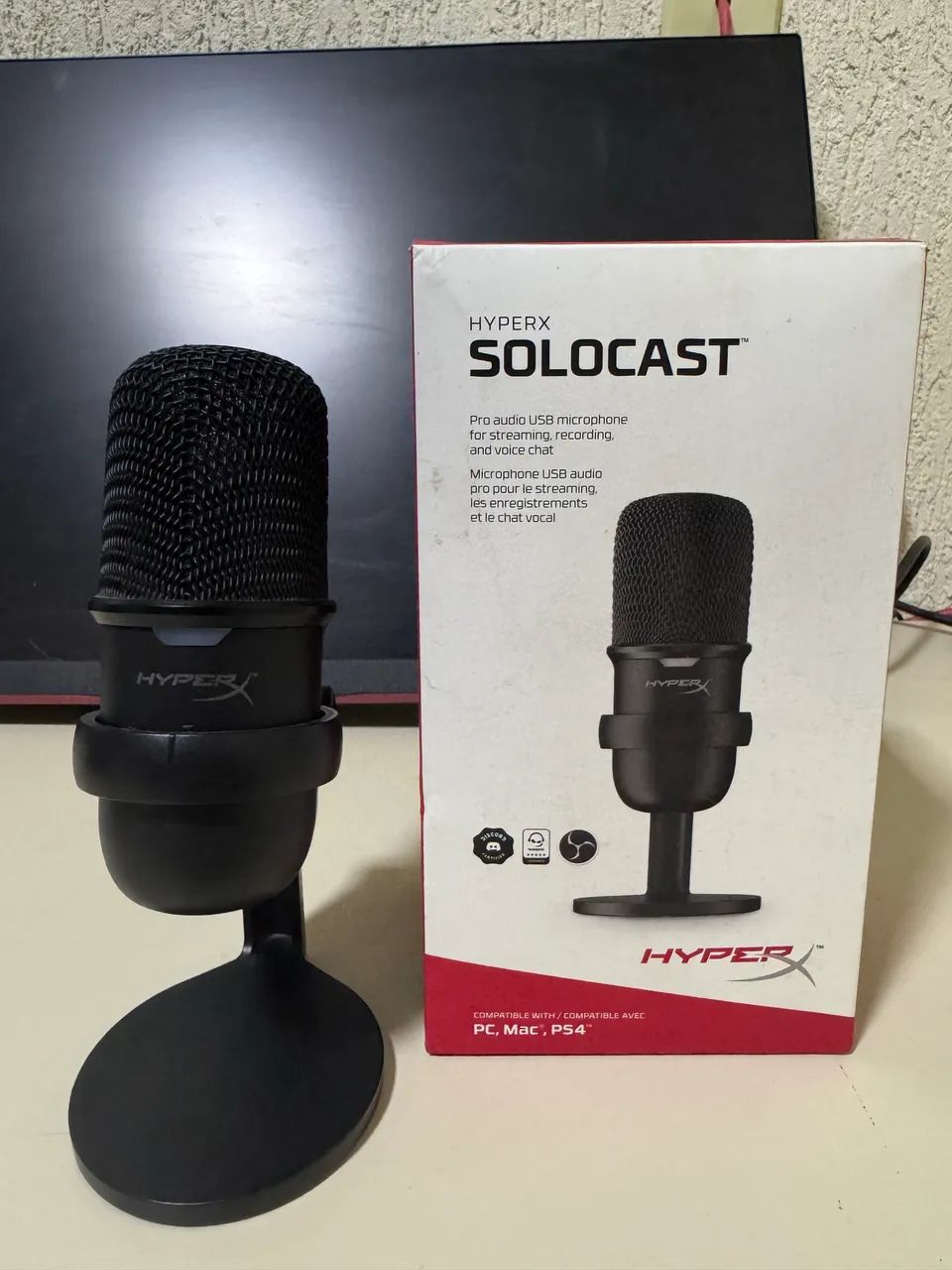 Microfone HyperX SoloCast USB 