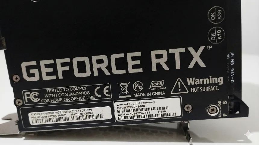 Rtx 3080 Gainward Phantom Plus - APENAS VENDA! - Foto 4