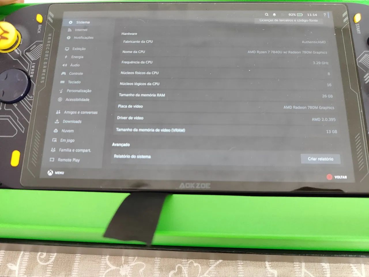 Console Portátil AOKZOE - Foto 4