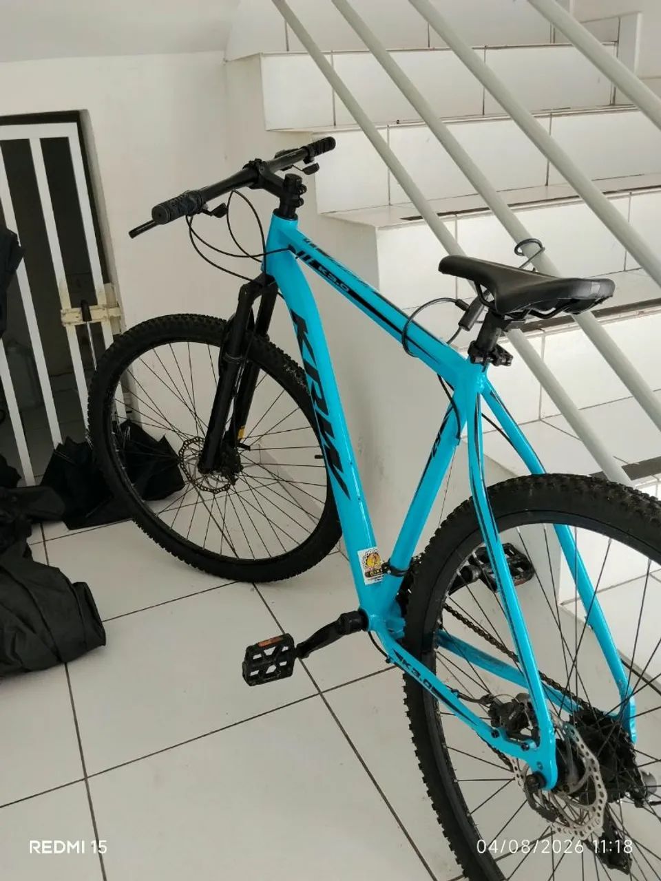Bicicleta semi nova pouco tempo de uso  - Foto 5