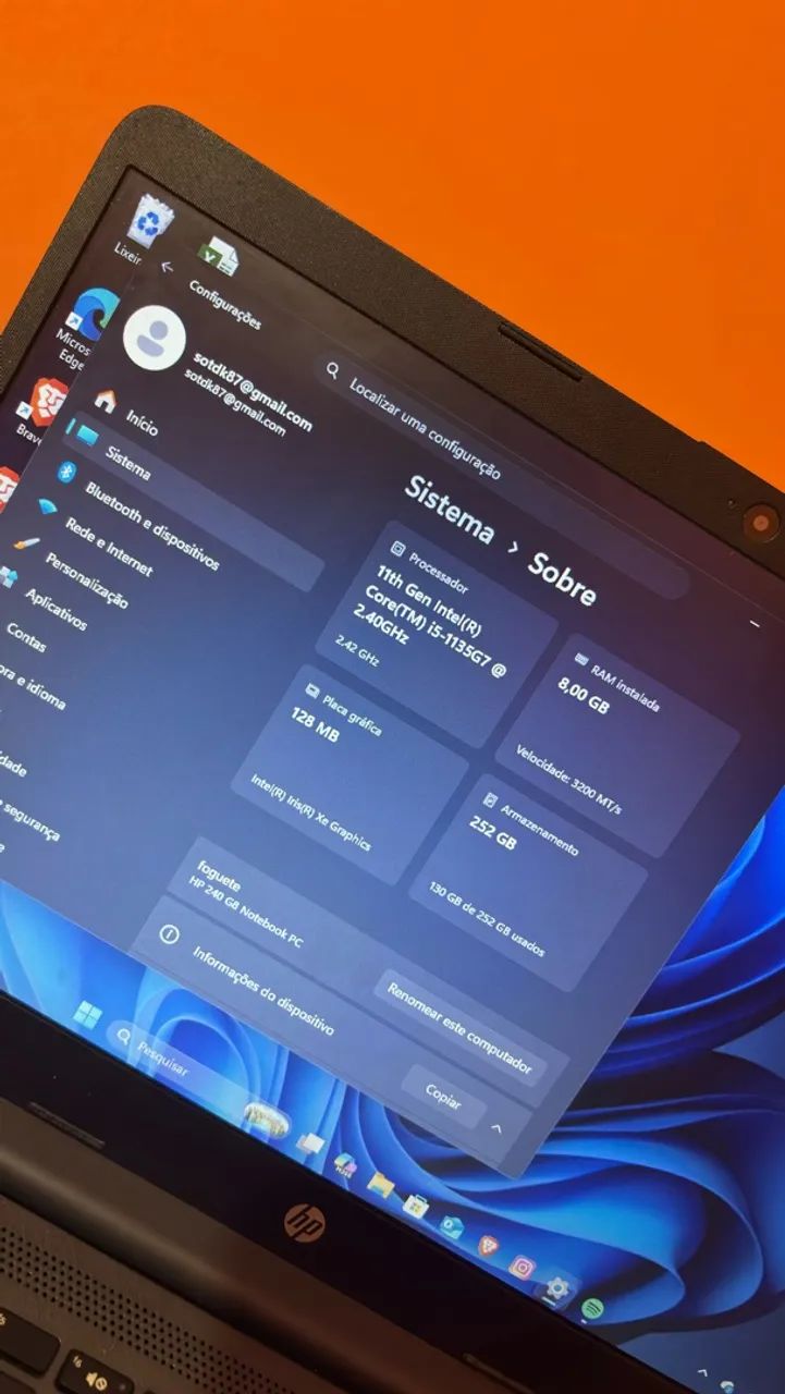 Notebook hp 240 g8 - Foto 4