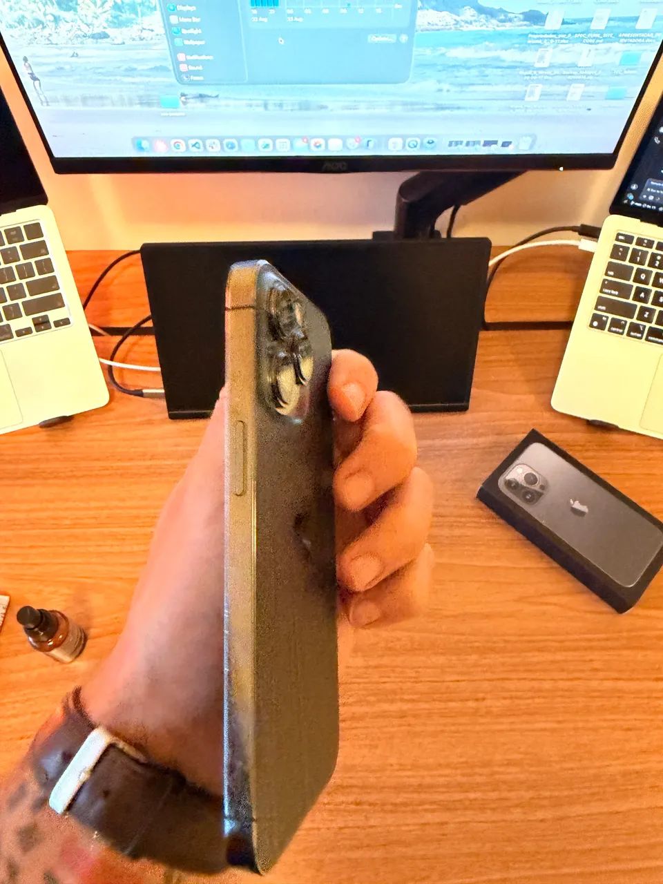 iPhone 13 Pro - Grafite - Com Caixa e Nota Fiscal - Foto 5