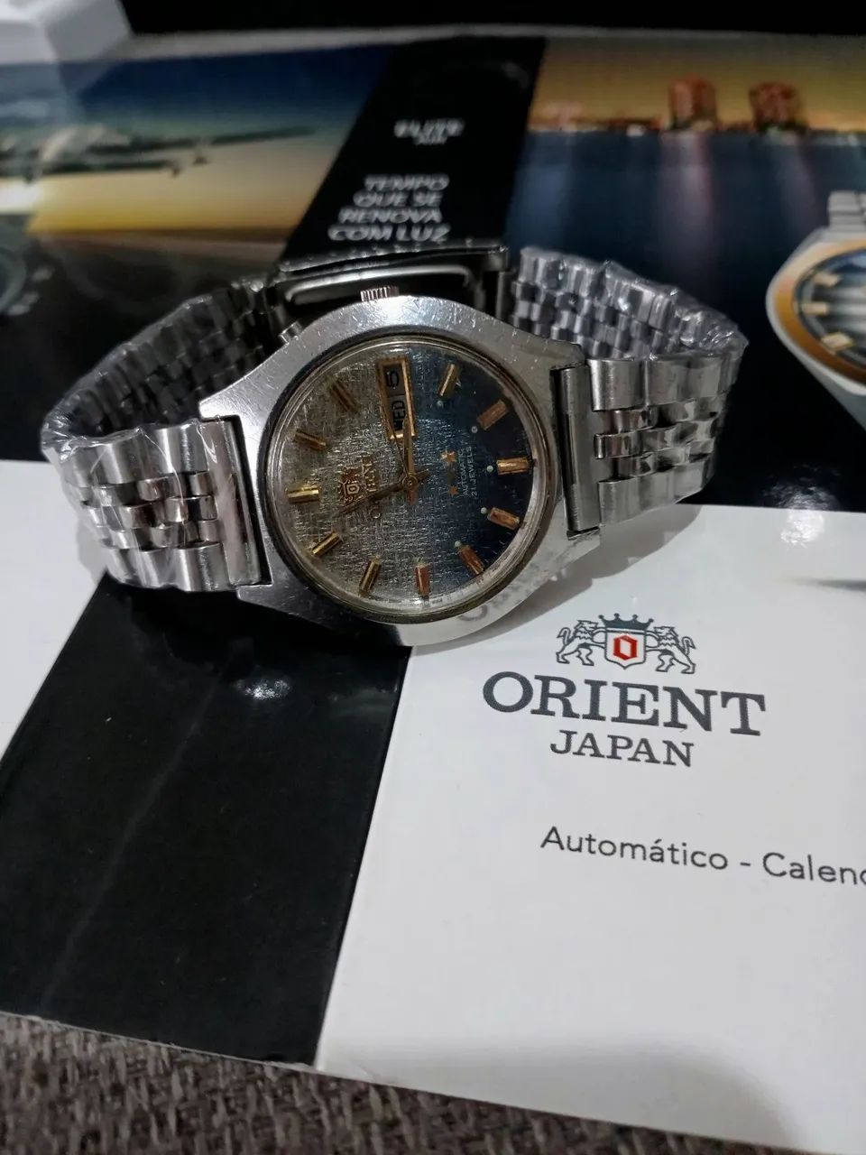 ORIENT Japan automático 1980 - Foto 2