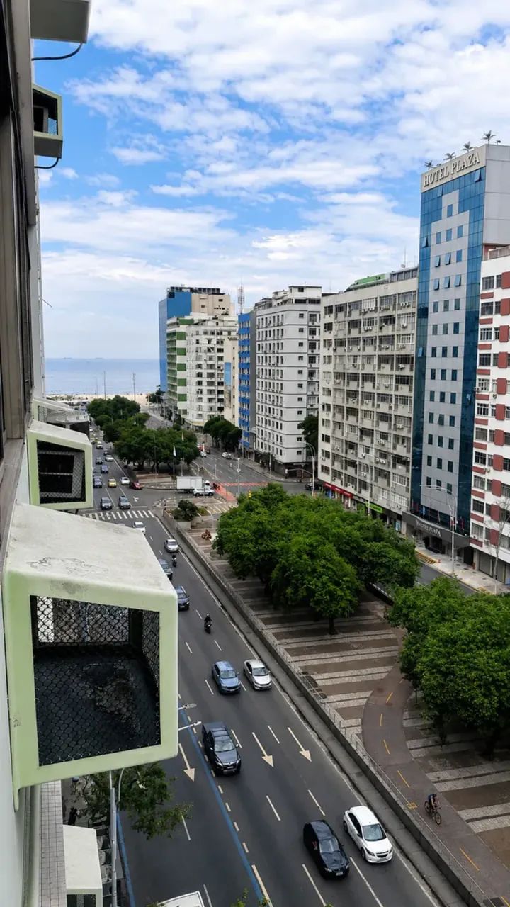 Conjugado Mobiliado com vista mar em Copacabana