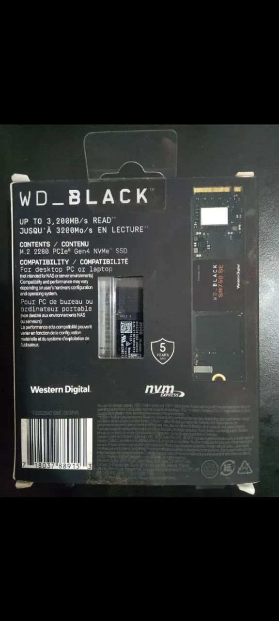 Nvme m.2 novo - Foto 2