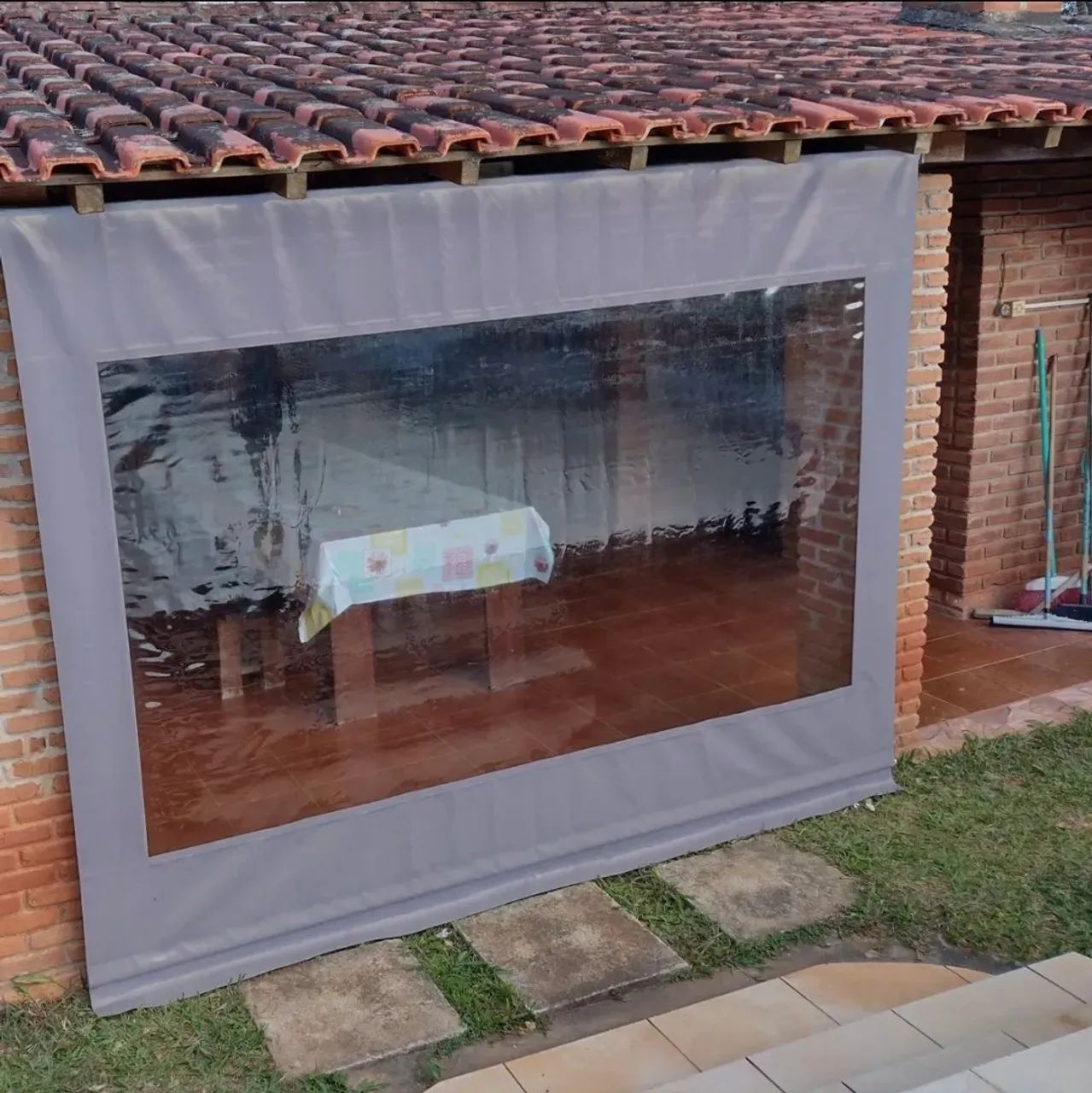 Toldo Cortina transparente entre outros  - Foto 2