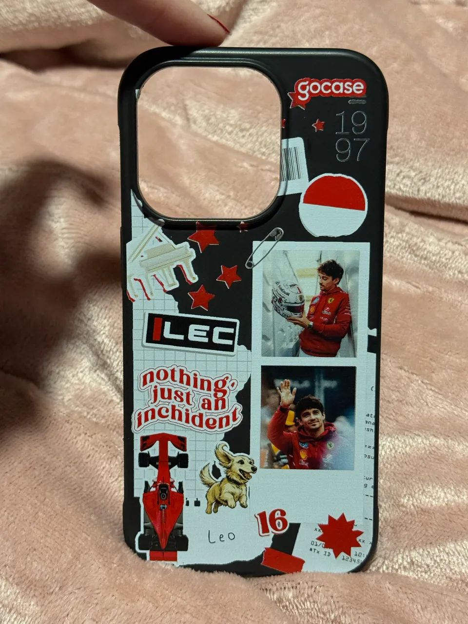 Capinha GOCASE F1 Charles Leclerc iPhone 15 Pro
