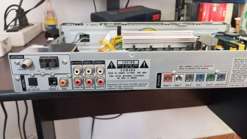 Receiver Sony Str-ks1000 S-master Digital Só A Central # (Usado) - Foto 4