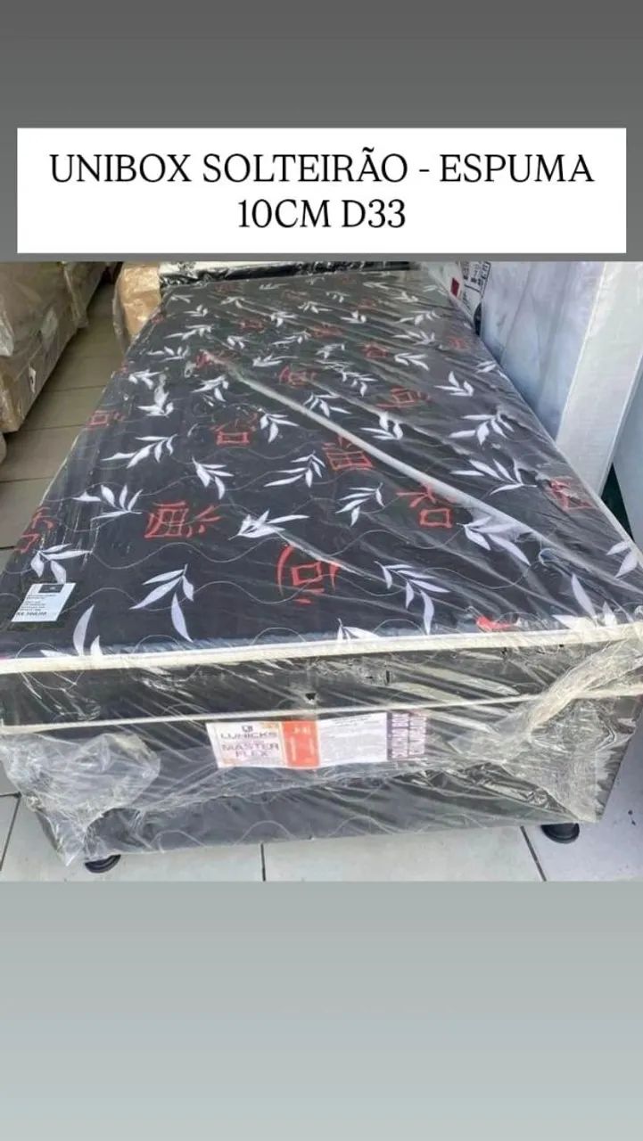 Cama box casal e solteirão 