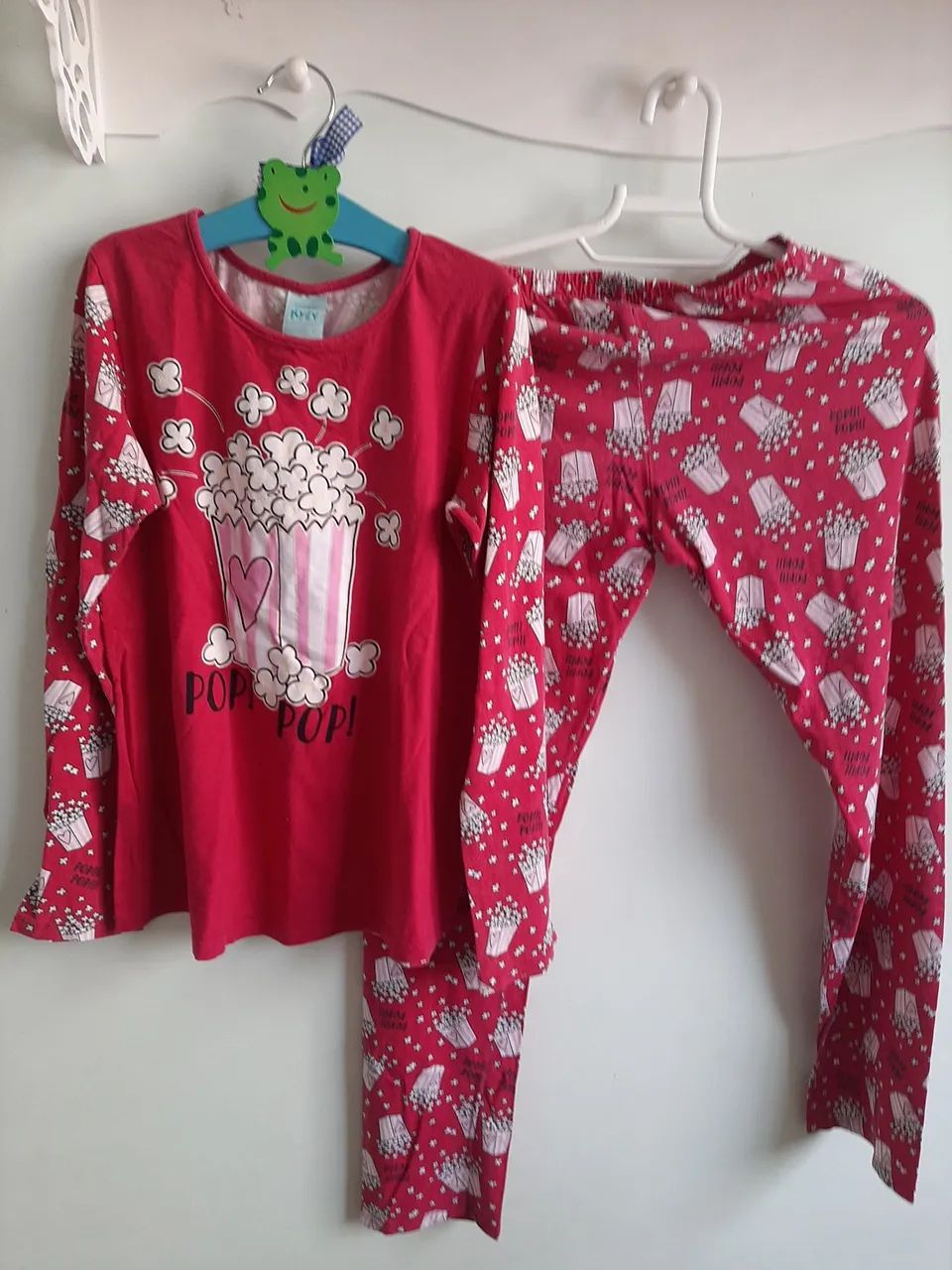 Pijama KYLY. Tamanho 12. Tema Pop Corn. 100% algodão.  - Foto 3