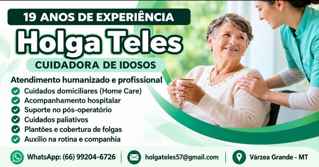 Cuidadores de idosos em Cuiabá e Várzea Grande - Foto 2