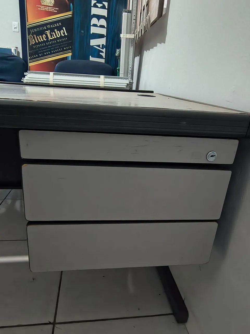 Mesa em aço escritório  - Foto 2