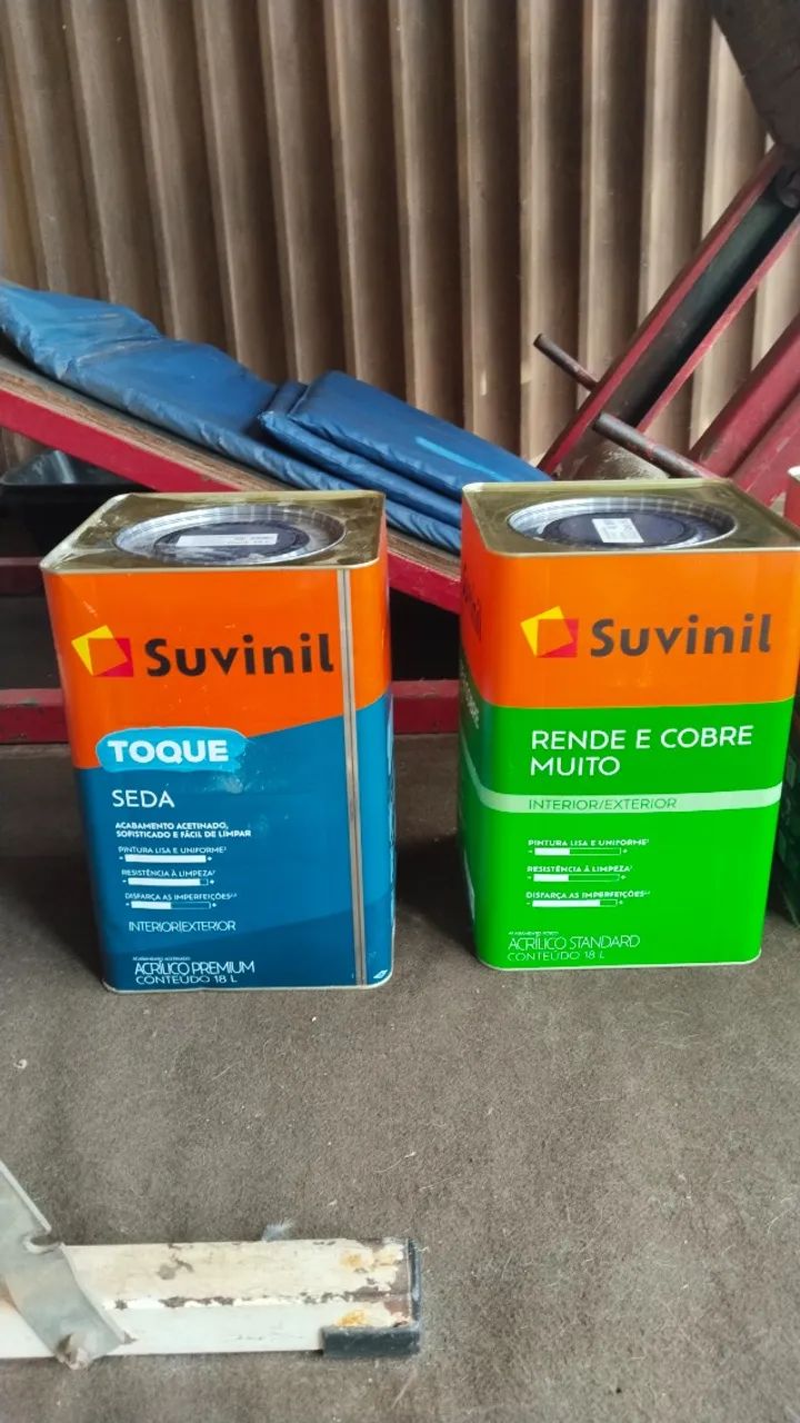 Duas tintas uma acetinado branco e outra fosco branco - Foto 2