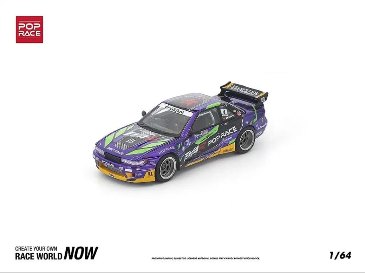 Pop Race Pandem Eva S13 e Supra