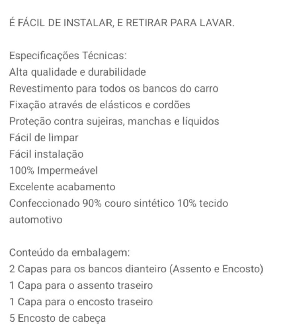 Capa para banco de carro Renault - Foto 3