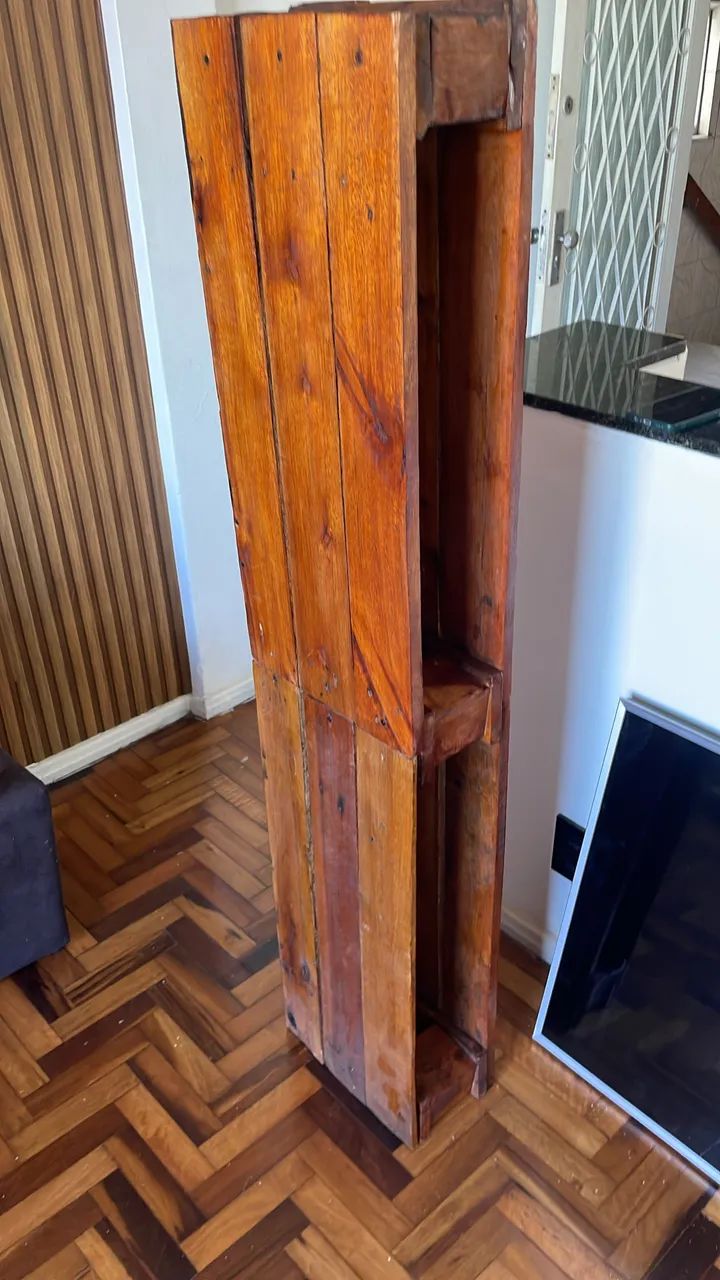 Cama de casal e rec feitos de pallet - Foto 2