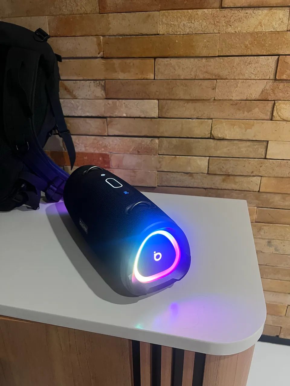 Caixa de Som Bluetooth Basike RAD-133 - Potente e Nova!