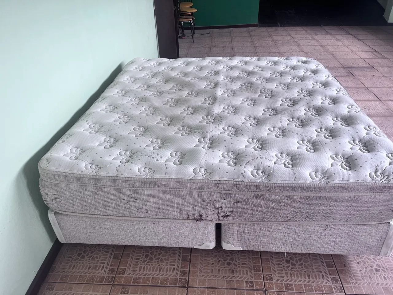 Cama box e colchão super king - Foto 2
