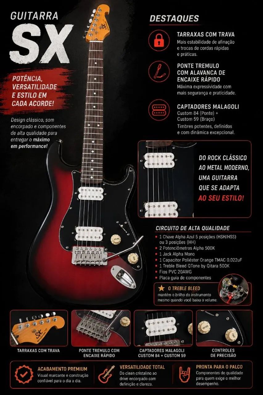 Guitarra Sx - Foto 2