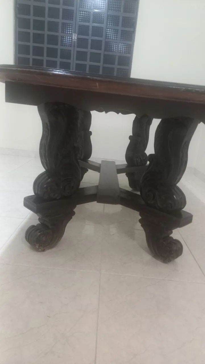 Mesa gde de  madeira  - Foto 4