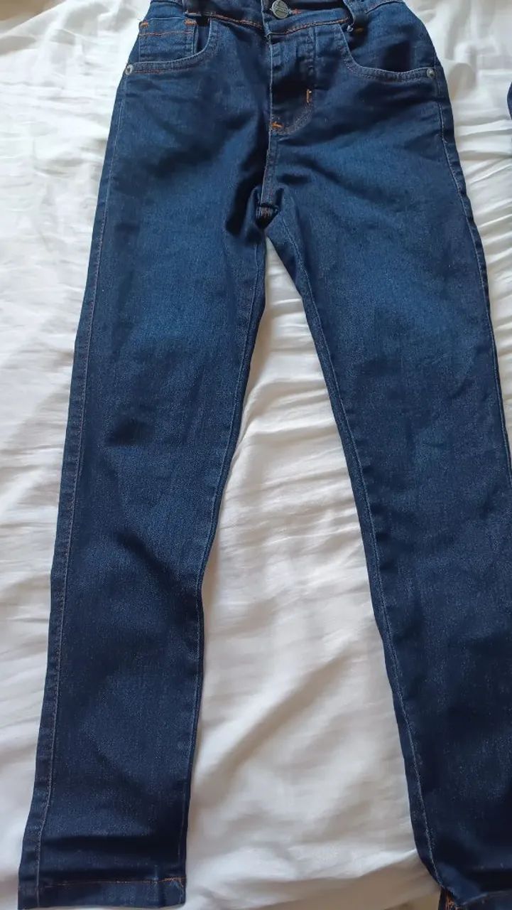 Combo de 3 calças jeans infantil masculina  - Foto 2