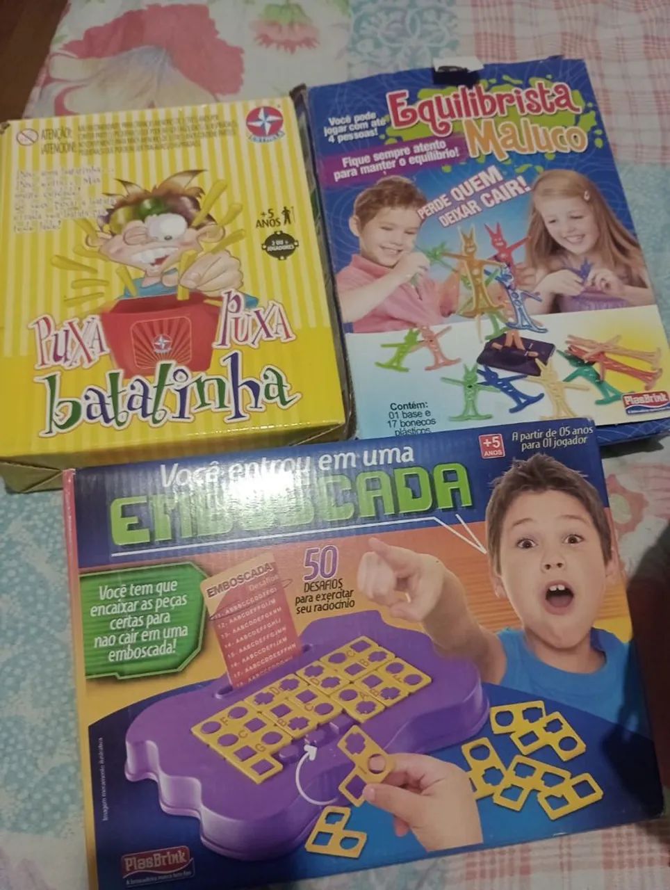 Lote com 3 jogos completos 