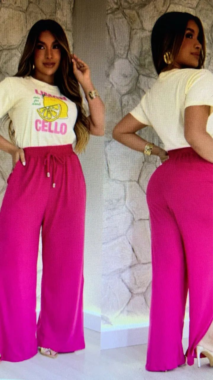 Calças pantalonas 