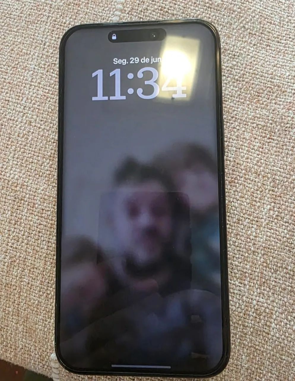 iPhone Pro Max - Preto - 256 sem nenhuma marca, cabo original  - Foto 4