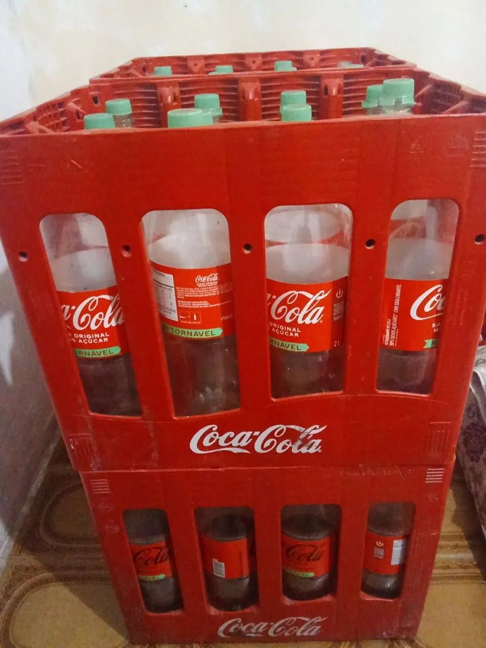 Engradado de coca retornável 