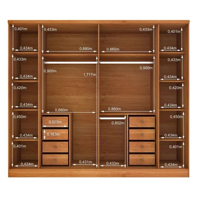 Guarda Roupa 6 portas