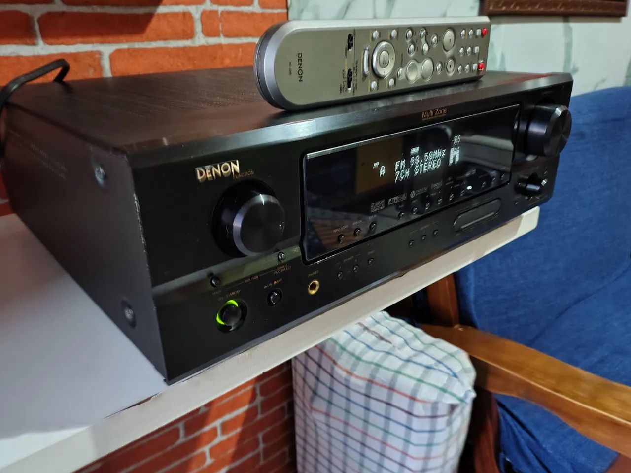 Receiver Denon 7.1 impecável zone 2 - Foto 3